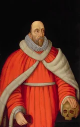 Sir Edward Coke (1552-1634) portréja 1587